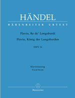 ヘンデル：オペラ「ロンゴバルディ王フラーヴィオ(ランゴバルド王フラウィウス) HWV 16(伊語・独語)/原典版/Knapp編 【輸入：ヴォーカルとピアノ】