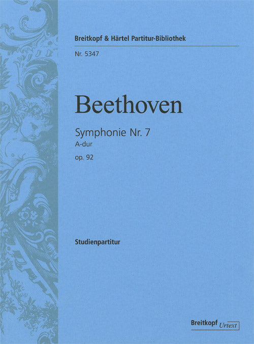ベートーヴェン：交響曲 第7番 イ長調 Op.92/原典版/Hauschild編: スタディ・スコア 【輸入：オーケストラ(スコア)】