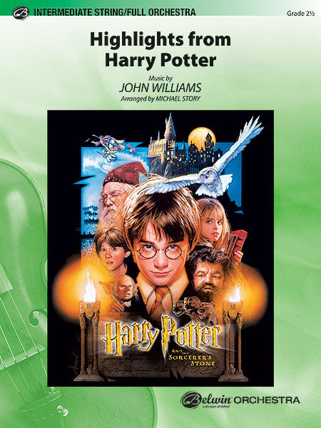 ウィリアムズ：映画「ハリー・ポッター」より ハイライト"/オーケストラ用編曲/ストーリー編: スコアとパート譜セット 【輸入：オーケストラ･パート譜】