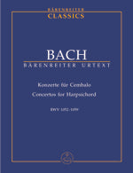 バッハ：チェンバロ協奏曲集 BWV 1052-1059/原典版/Breig編: スタディ・スコア 【輸入：ピアノとオーケストラ(スコア)】