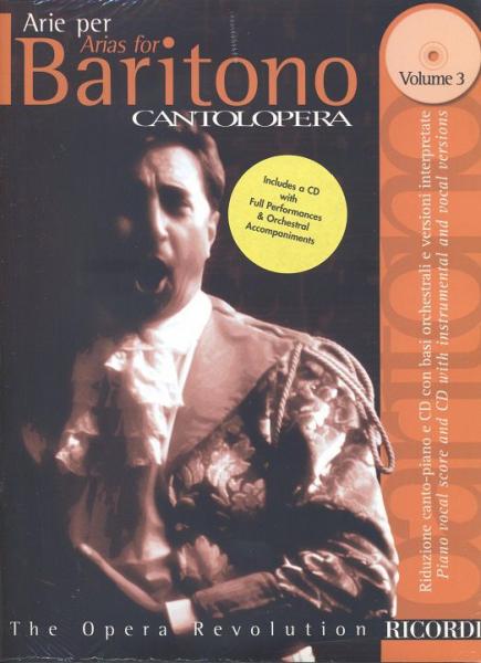 カントロペラ: バリトン・アリア集 第3巻: 伴奏CD付 【輸入：ヴォーカルとピアノ】