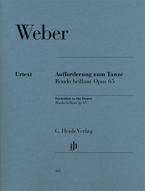 ウェーバー：舞踏への勧誘 Op.65/原典版/Gerlach & Viertal編/Kraus運指 【輸入：ピアノ】