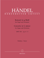 ヘンデル：オルガン協奏曲 ト短調 Op.4/3 HWV 291/原典版/Best & Gudger編: 指揮者用大型スコア 【輸入：オルガンとオーケストラ(スコア)】