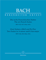 バッハ：フランス組曲 BWV 812-817、2つの組曲 BWV 818-819/新バッハ全集に基づく原典版/Durr編 【輸入：ピアノ】