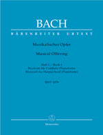 バッハ：音楽の捧げもの BWV 1079より リチェルカーレ/新バッハ全集に基づく原典版/Wolff編 【輸入：ピアノ】