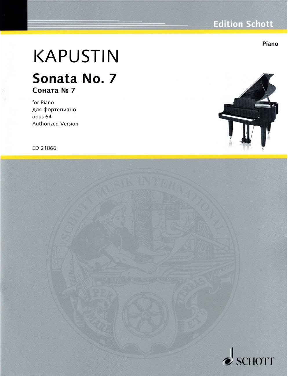 カプースチン：ソナタ 第7番 Op.64 【輸入：ピアノ】