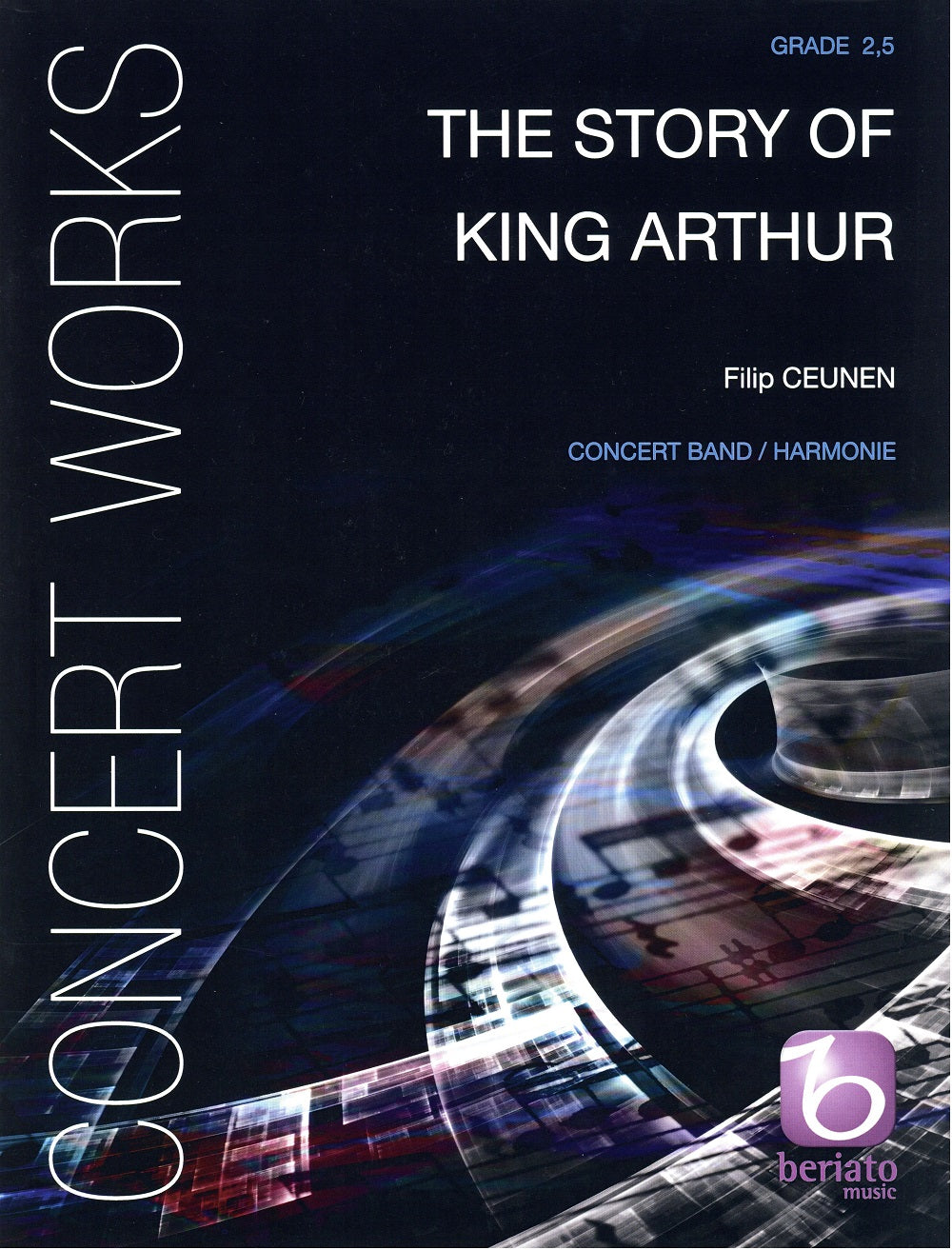 クーネン：アーサー王の物語: スコアとパート譜セット 【輸入：吹奏楽】