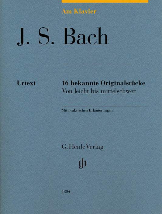 バッハ：J.S.バッハ・ピアノ作品集 - 16の有名なオリジナル小品/原典版/Hewig-Troscher編 【輸入：ピアノ】