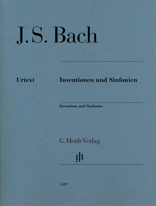 バッハ：インヴェンションとシンフォニア(二声と三声のインヴェンション) BWV 772-801/原典版/Scheideler編(運指なし) 【輸入：ピアノ】