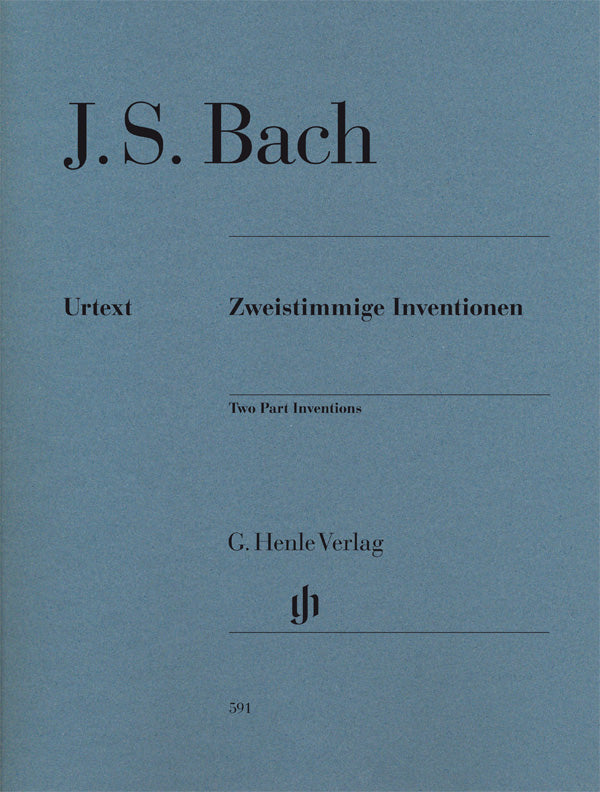 バッハ：インヴェンション(二声のインヴェンション) BWV 772-786/原典版/Scheideler編/Schneidt運指 【輸入：ピアノ】