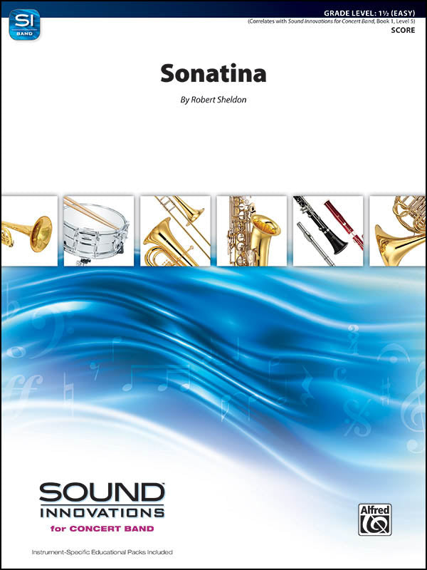 シェルドン：ソナチネ: スコアとパート譜セット 【輸入：吹奏楽】