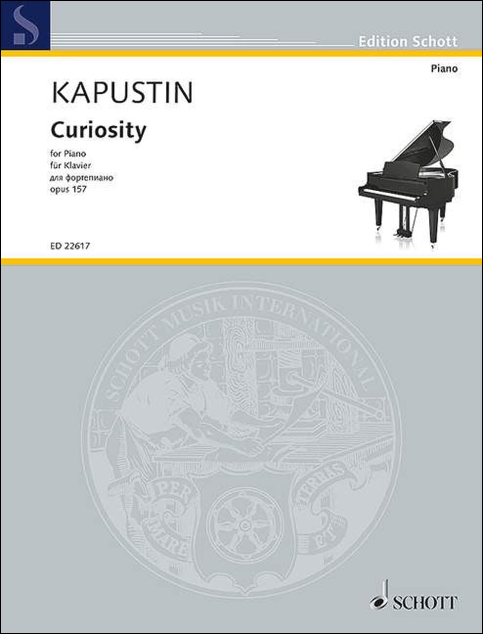 カプースチン：好奇心 Op.157 【輸入：ピアノ】