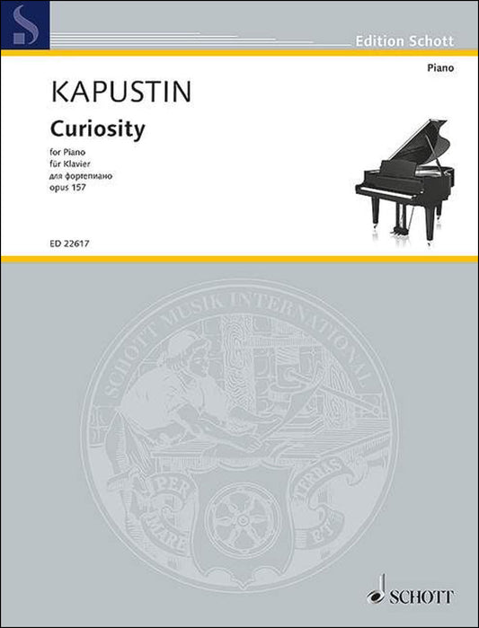 カプースチン:好奇心 Op.157 【輸入:ピアノ】