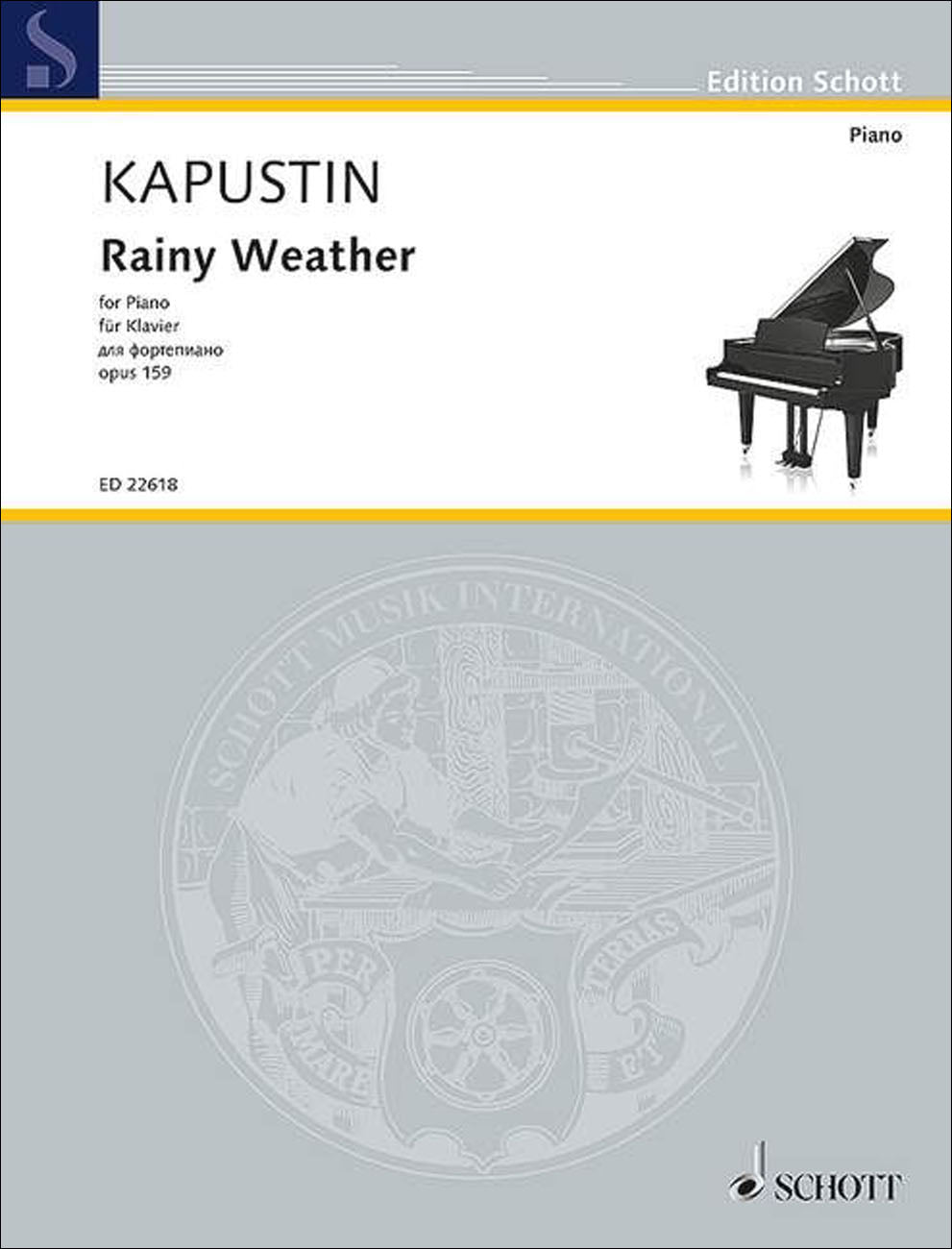 カプースチン：雨模様 Op.159 【輸入：ピアノ】
