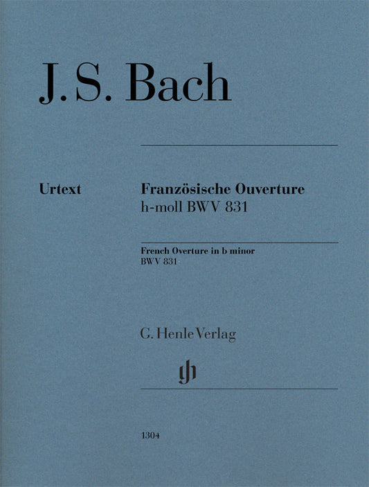 バッハ:フランス風序曲 ロ短調 BWV 831/原典版/Steglich編/Theopold運指 【輸入:ピアノ】