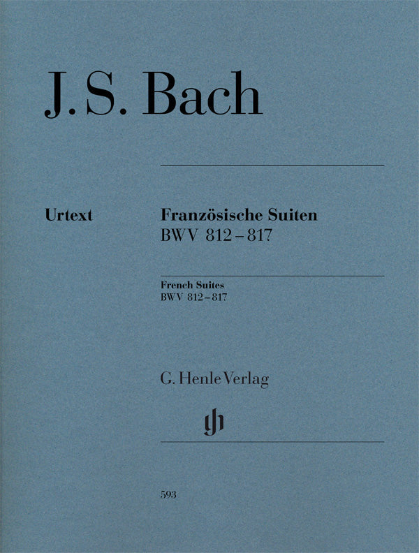 バッハ：フランス組曲 BWV 812-817/原典版/Scheideler編/Schneidt運指 【輸入：ピアノ】