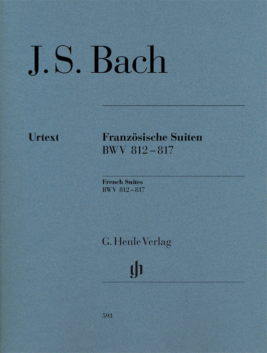 バッハ:フランス組曲 BWV 812-817/原典版/Scheideler編/Schneidt運指 【輸入:ピアノ】