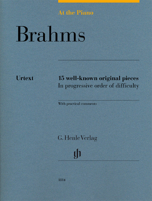 ブラームス:At the Piano - ブラームスの15のピアノ小品/原典版/Hewig-Troscher運指 & 編(英語版) 【輸入:ピアノ】