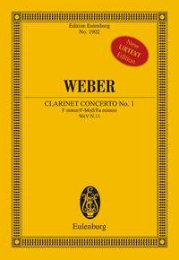 ウェーバー：クラリネット協奏曲 第1番 ヘ短調 Op.73/Heidlberger編: スタディ・スコア 【輸入：クラリネットとオーケストラ(スコア)】