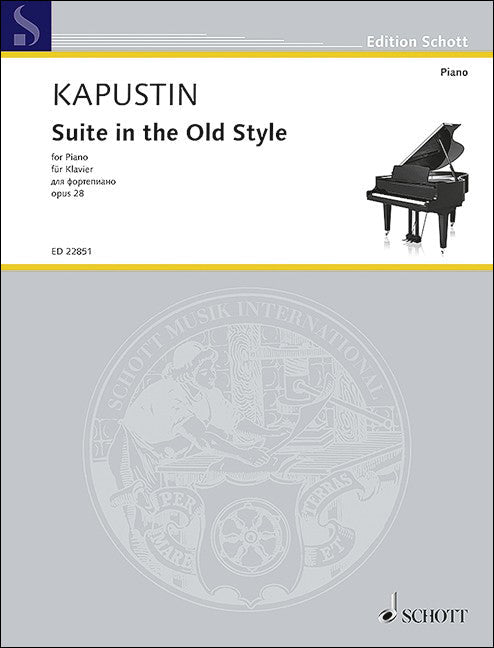 カプースチン：古い様式による組曲 Op.28 【輸入：ピアノ】