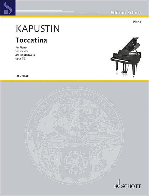 カプースチン：トッカティーナ Op.36 【輸入：ピアノ】