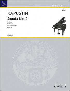 カプースチン：ピアノ･ソナタ 第2番 Op.54 【輸入：ピアノ】