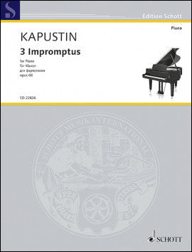 カプースチン：3つの即興曲 Op.66 【輸入：ピアノ】