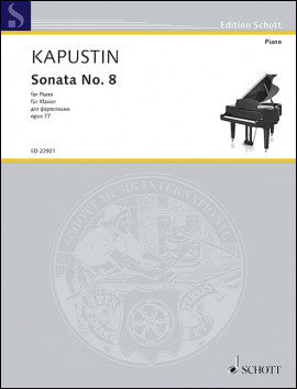 カプースチン：ピアノ･ソナタ 第8番 Op.77 【輸入：ピアノ】