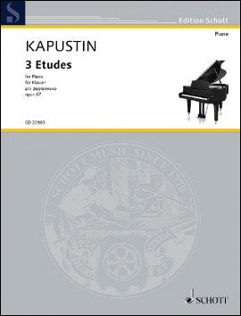 カプースチン：3つの練習曲 Op.67 【輸入：ピアノ】