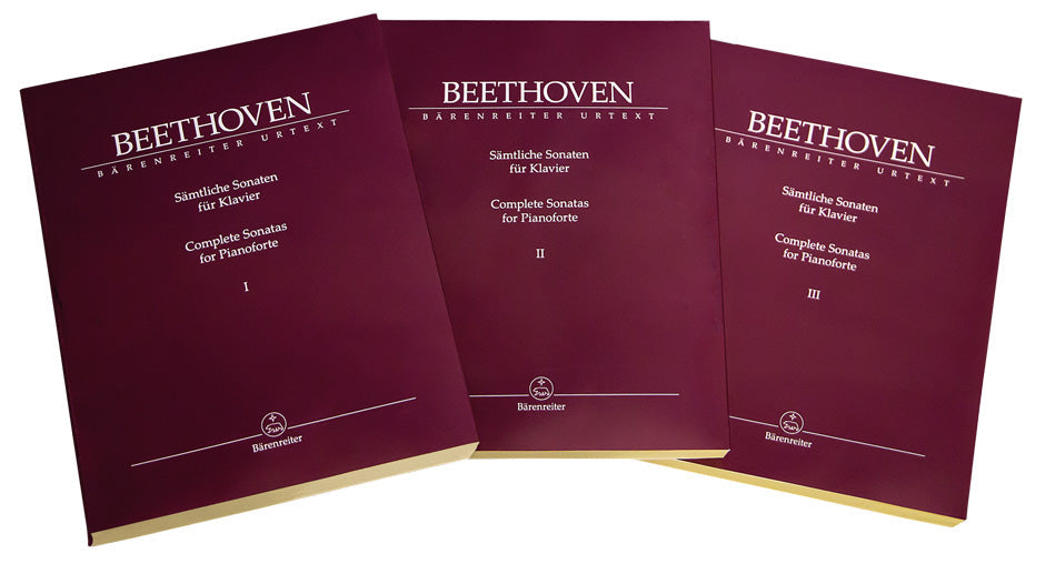ベートーヴェン：ピアノ・ソナタ全集 全3巻セット/原典版/デル・マー編 【輸入：ピアノ】