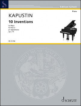 カプースチン：10のインヴェンション Op.73 【輸入：ピアノ】