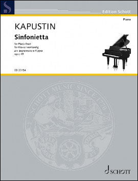 カプースチン：シンフォニエッタ Op.49 【輸入：ピアノ】