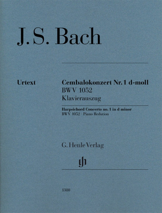 バッハ：チェンバロ協奏曲 第1番 ニ短調 BWV 1052/原典版/Mullemann編/Schneidt運指 【輸入：ピアノ】
