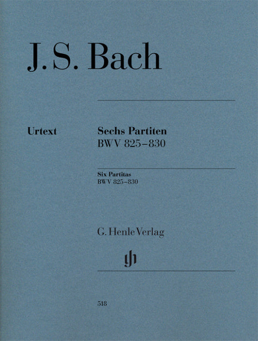 バッハ:パルティータ BWV 825-830/原典版(改訂新版)/Scheideler編/Youn運指 【輸入:ピアノ】