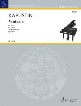 カプースチン：幻想曲 Op.115 【輸入：ピアノ】
