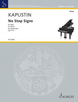 カプースチン：ノー・ストップ・サインズ Op.114 【輸入：ピアノ】