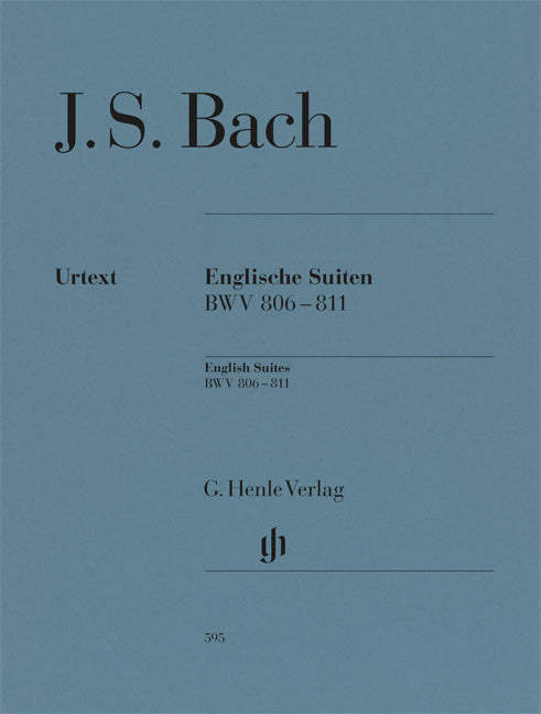 バッハ：イギリス組曲 BWV 806-811/原典版/Scheideler編/Derzhavina運指 【輸入：ピアノ】