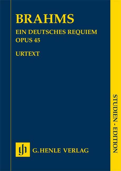 ブラームス：ドイツ・レクイエム Op.45/原典版/Struck編: スタディ・スコア 【輸入：合唱とオーケストラ】