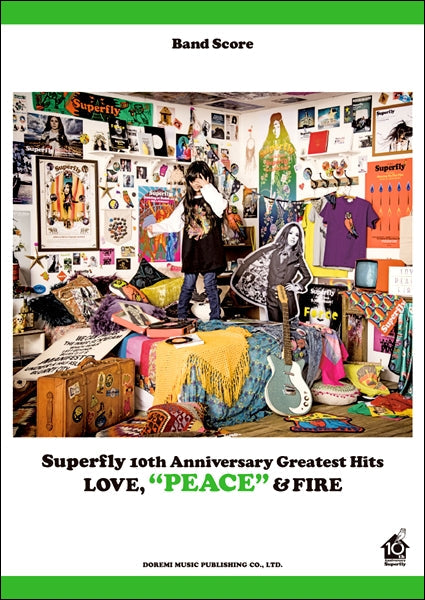 バンドスコア　Superfly／10th Anniversary Greatest Hits 『PEAC