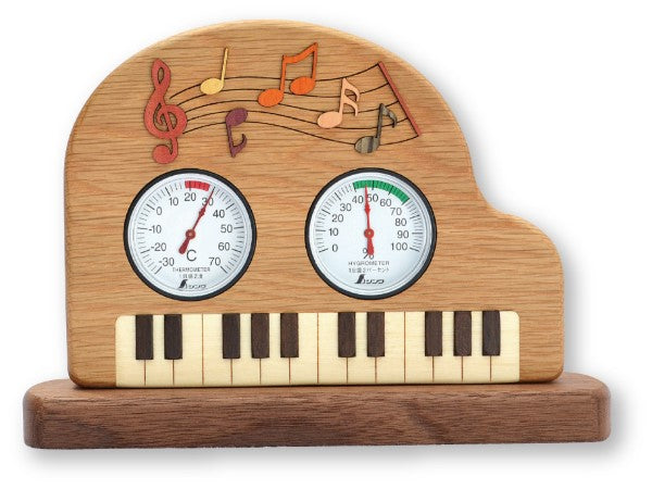 グランドピアノ温湿度計