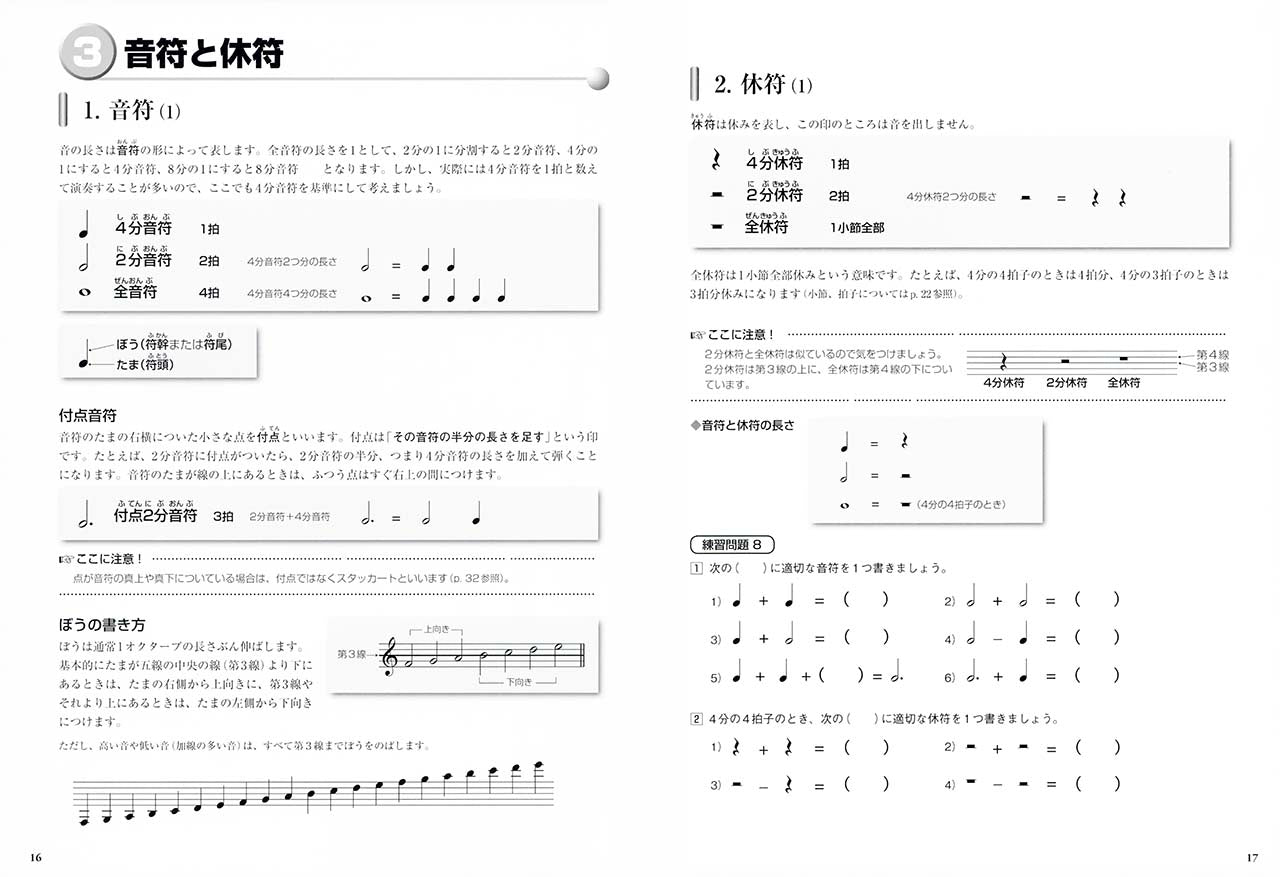 大人の音楽ドリル 実践 楽譜がよめる！ 大人のための音楽ワーク テキスト