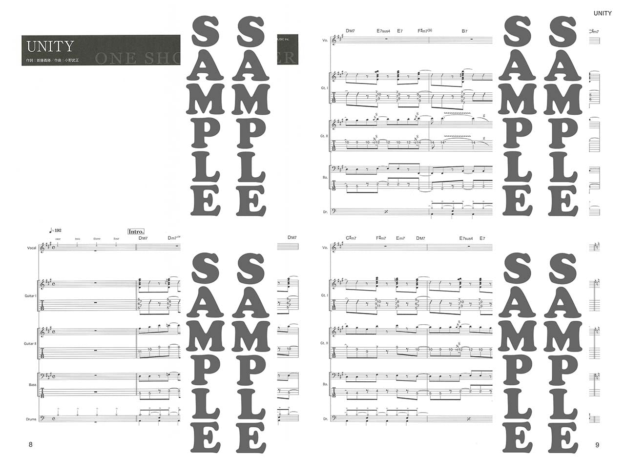 バンドスコア KEYTALK 『ONE SHOT WONDER』