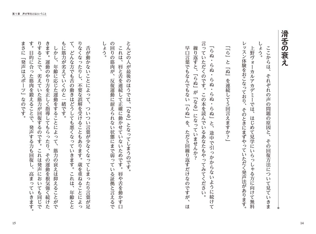 声が20歳若返るトレーニング