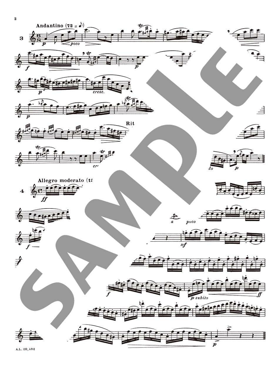 フェルリング/ミュール:サクソフォンのための48の練習曲 ルデュック社ライセンス版_3