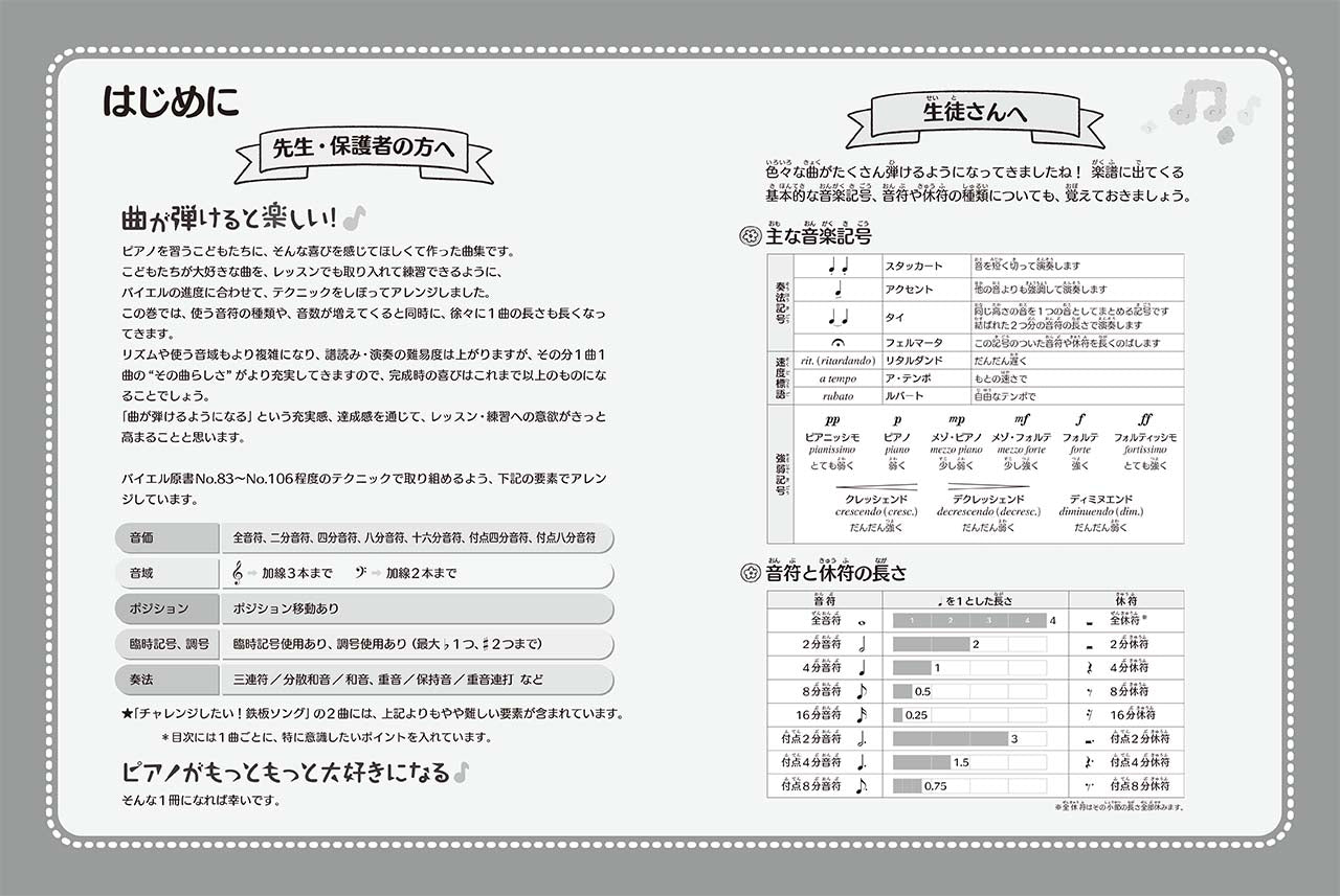 ピアノソロ バイエルでこんなにひける！たのしいピアノレパートリー(バイエル83番～106番程度)