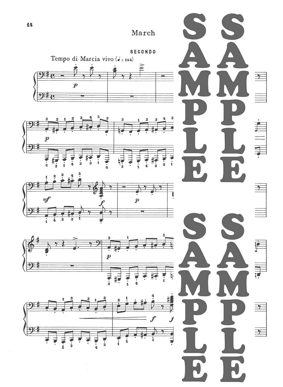 ピアノ連弾 チャイコフスキー 組曲 くるみ割り人形 Op.71a_3