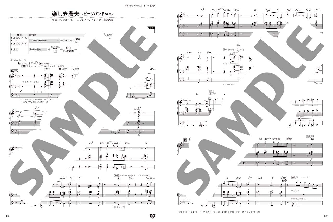 エレクトーン楽譜、CMクラッシック7〜6級ステージアシリーズ - 鍵盤楽器